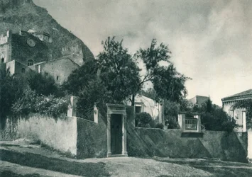 Garden, Taormina, Szicília, Olaszország, 1927