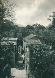 Keskeny utca, Capri, Olaszország, 1927
