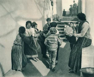 Tarantella, Capri, Olaszország, 1927