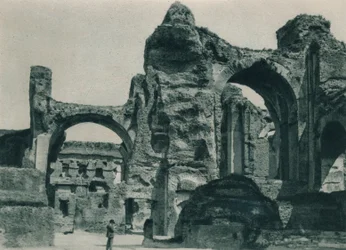 Caracalla fürdője, Róma, Olaszország, 1927