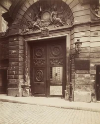 H√otel des Ambassadeurs de Hollande, 47 rue Vieille-du-Temple,1900 (fénykép)