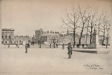 Place de lInstitut, 1915