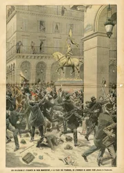 Eugene Damblans (1865-1945) illusztrációja a Le Pelerinben