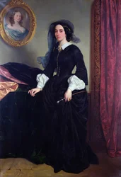 Marie Deveria portréja, 1856