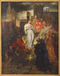 Jeanne of Arc halála, Deveria, Eugene