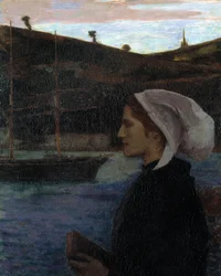 Egy breton vasárnap, kb. 1890.