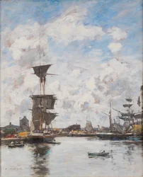 Deauville. A medence, 1884.