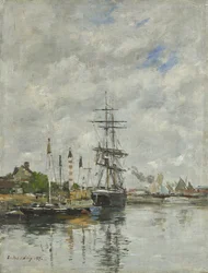 Deauville, a csónak medence, 1887