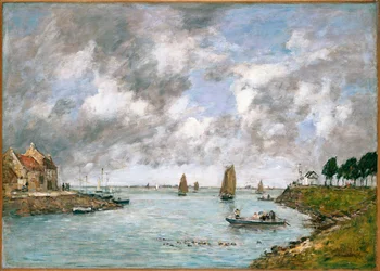 A Somme-folyó torkolata, St. Valery-sur-Somme, 1891