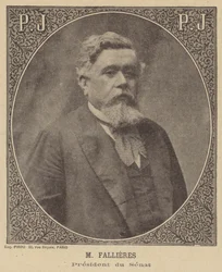Armand Fallieres, a francia szenátus elnöke