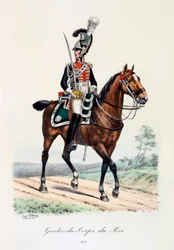 A király testőrsége, 1815