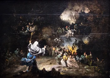 A szombat, 1865 körül (olaj, fa)