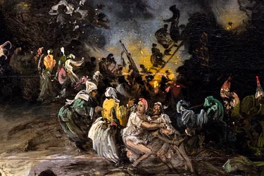 A szombat, 1865 körül (olaj, fa)