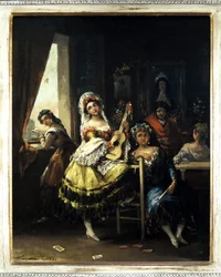 Maja gitárral