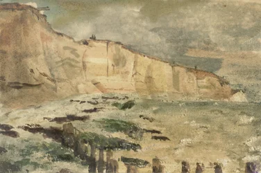 A krétasziklák Dieppe-nél Látványok Dieppe-ben és környékén, 1852-1855 (sorozat címe)