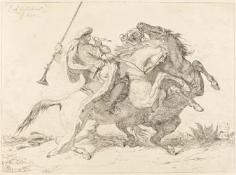 Mór lovasok találkozása, 1834.