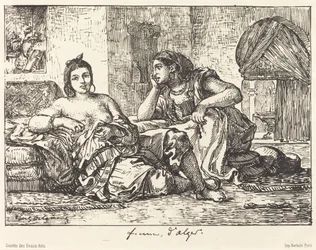 Algír nők, 1833.