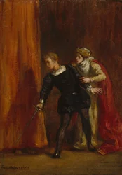 Hamlet és anyja, 1849.