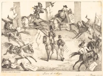Trükkös lovaglás boltíves lecke, 1822.