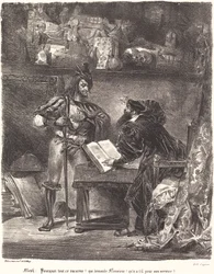 Mephisto megjelenik Faustnak.