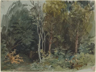 Az erdő széle Nohantban, c. 18421843.