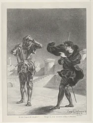 A szellem a teraszon, 1843., 1843.