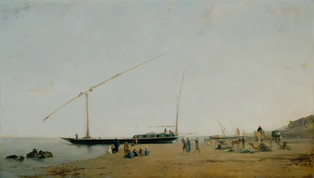 A Níluson, Philae közelében, 1871.