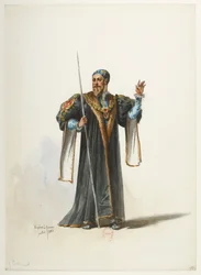 Btv1b84558104 10 - Saint-Saëns - VIII. Henrik - Maquettes de costumes - Lacoste - 10. Cranmer