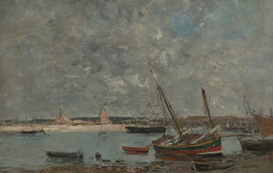 Németül: Camaret. A kikötő Camaret: The Port