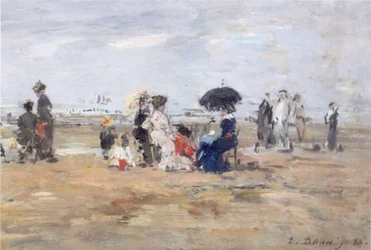 Trouville, Strandjelenet