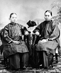 Hongkongi lányok, kb. az 1870-es évek