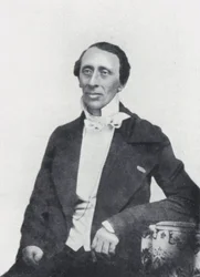 Hans Christian Andersen költő (f/w fotó)