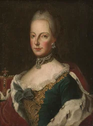 Mária Terézia, 1750 körül (olaj, vászon)