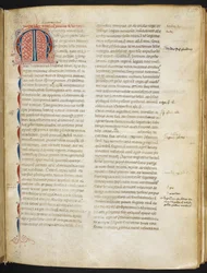 Titus Livius, Ab Urbe condita ("Codex Aginnensis"), f.223r, 1325-29 körül (pergamen kódex).