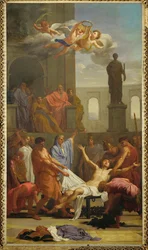 Szent Lőrinc vértanúsága (festmény, vászon)