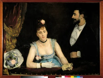 Egy olasz páholy. Eva Gonzales festménye (1849-1883)