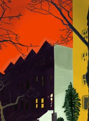14th Street At 6.A.M., Brooklyn (digitális művészet)