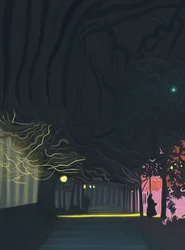 Járda, Prospect Park West, reggel 6 óra (digitális művészet)