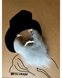 Walt Whitman (kollázs rajz)