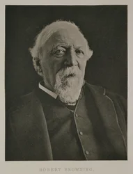 Robert Browning (1812-89) portréja, 1889 körül