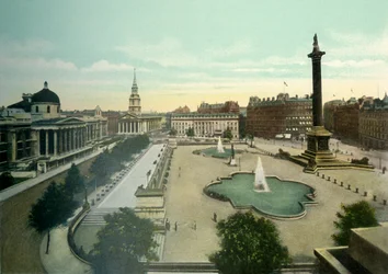 Trafalgar Square, 1900-as évek.