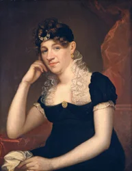 Maria Gansevoort Melvill (Mrs Allan Melvill), 1815 körül (olaj, fa)