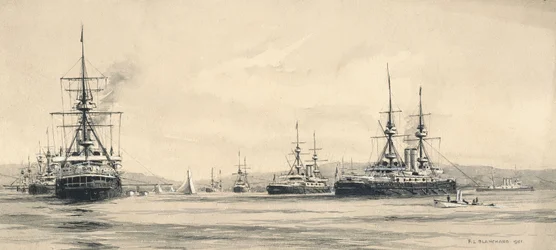 A Lamlash-i Csatorna-raj: a vitorlásverseny 1901-ben