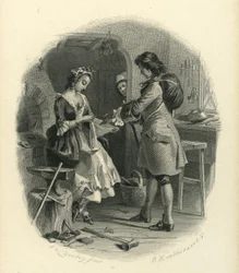 Barnaby Rudge: Dolly Varden és Joe Willet