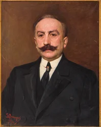 Egy férfi portréja, Federico Bernagozzi (olaj, vászon)
