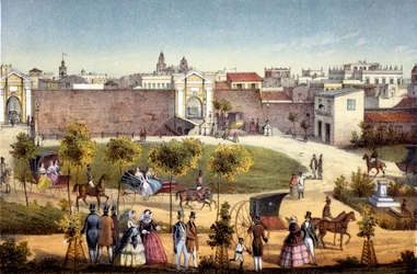 Monseratte kapui, Havanna, Kuba, 1840