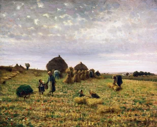 Szüret, Federico Rossano (1835-1912) festménye, olaj, vászon, 65x80 cm