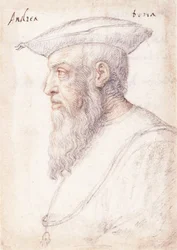 Andrea Doria portréja profilban balra, Aranygyapjú rendet visel,