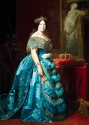 II. Izabella spanyol királynő portréja