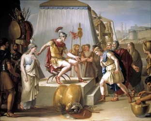 Scipio kontinenciája,19. század (olaj, vászon)